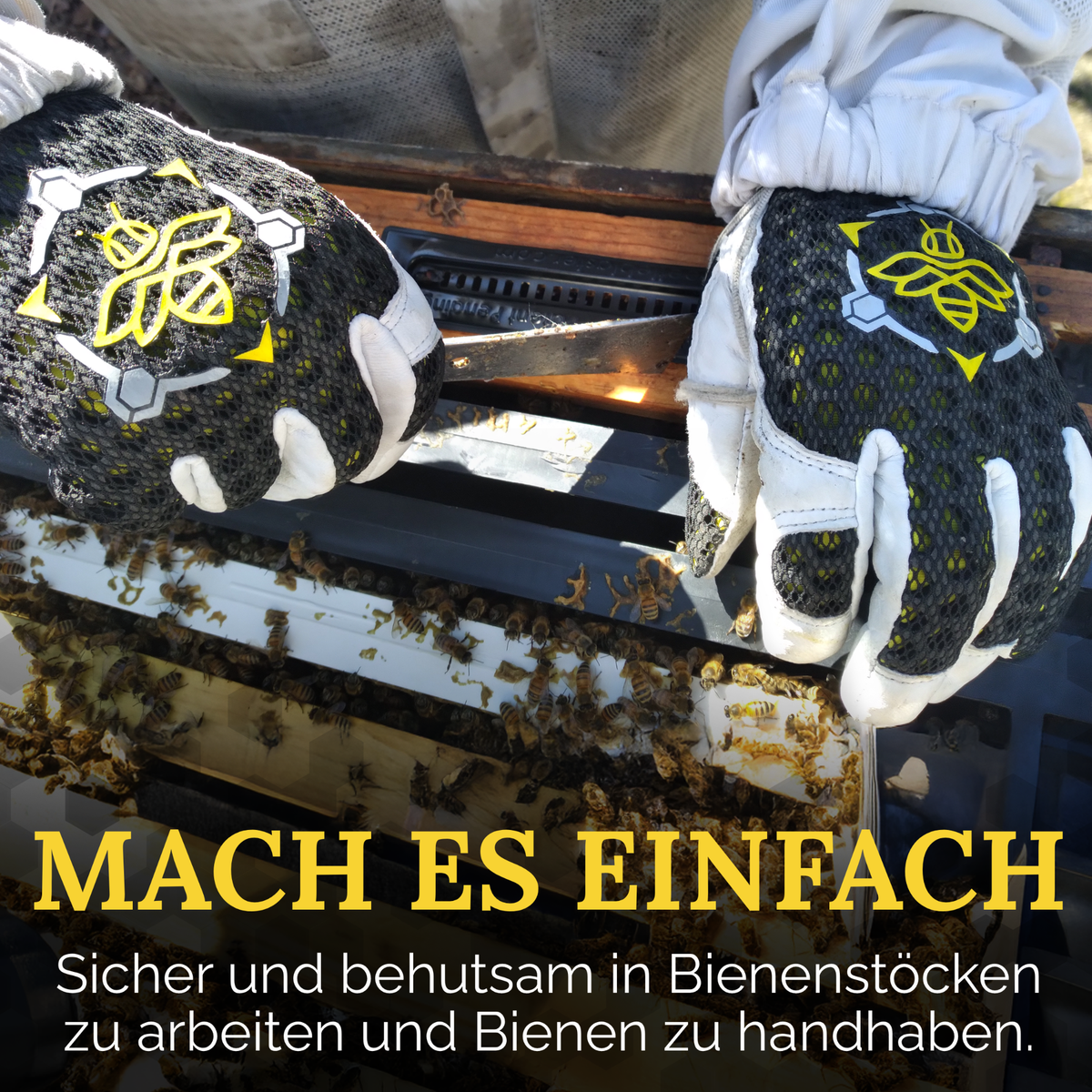 Apis Tactical Weiß PRO Imkerhandschuhe