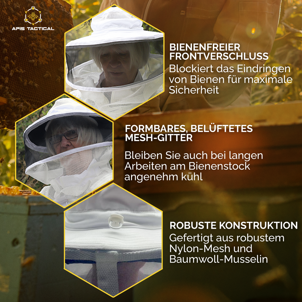 Apis Tactical Imker-Rundhaube