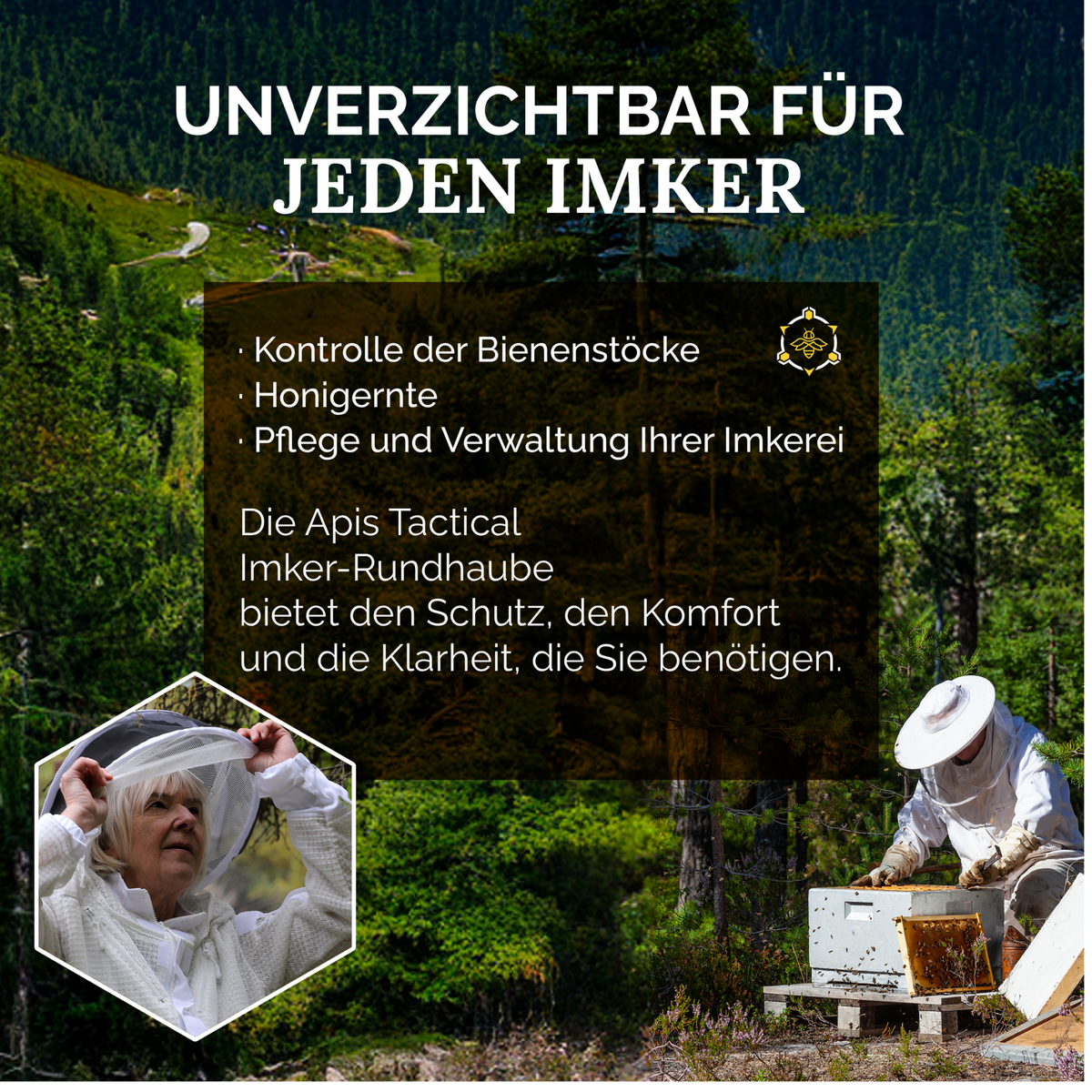 Apis Tactical Imker-Rundhaube