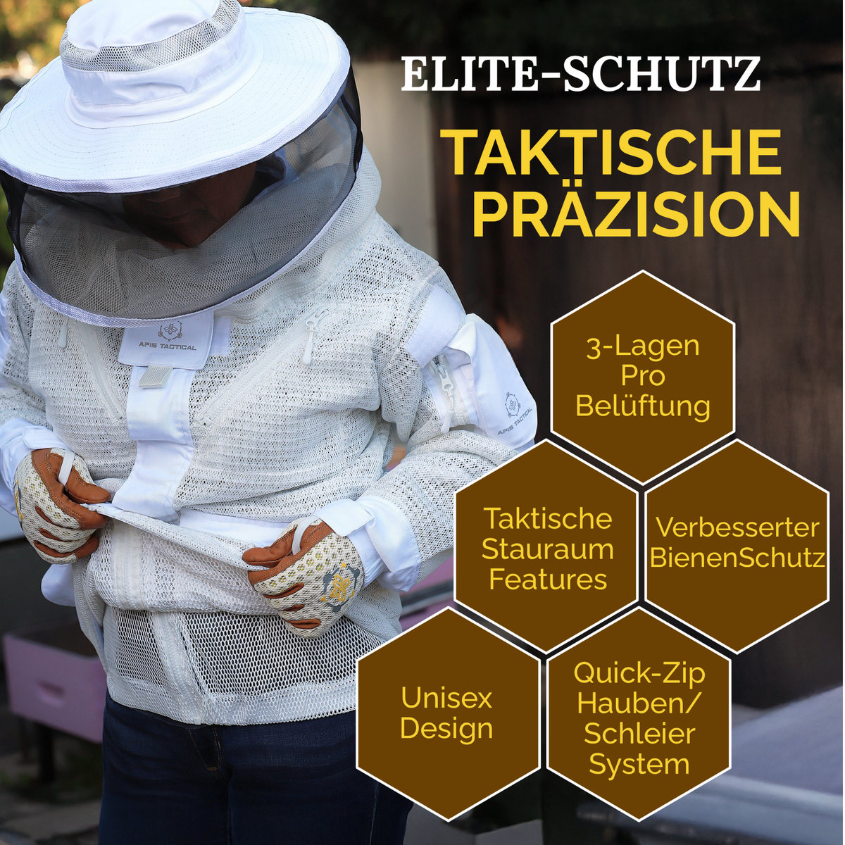 Apis Tactical PRO Belüftete Imkerjacke