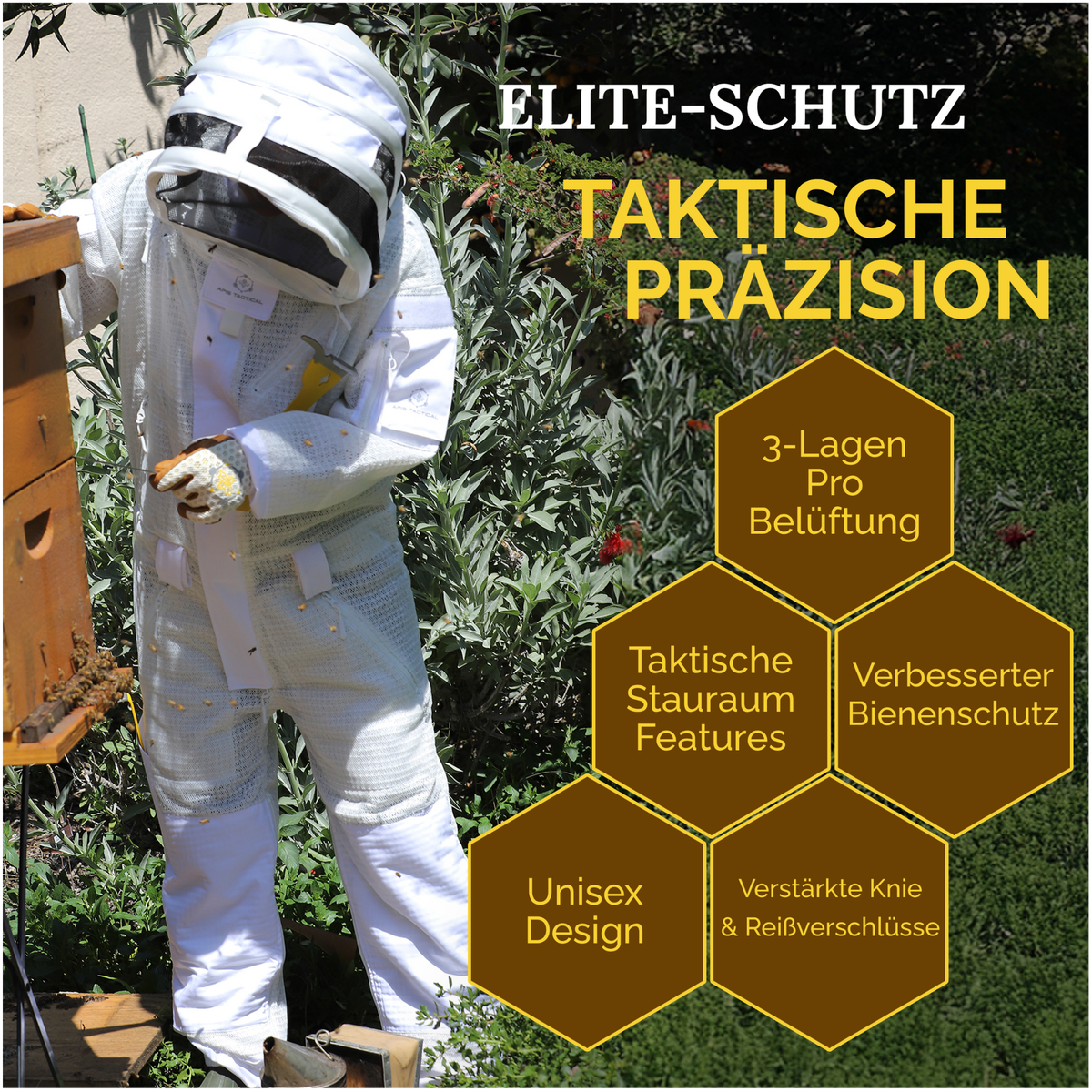 Apis Tactical PRO Ganzkörper-Imkeranzug